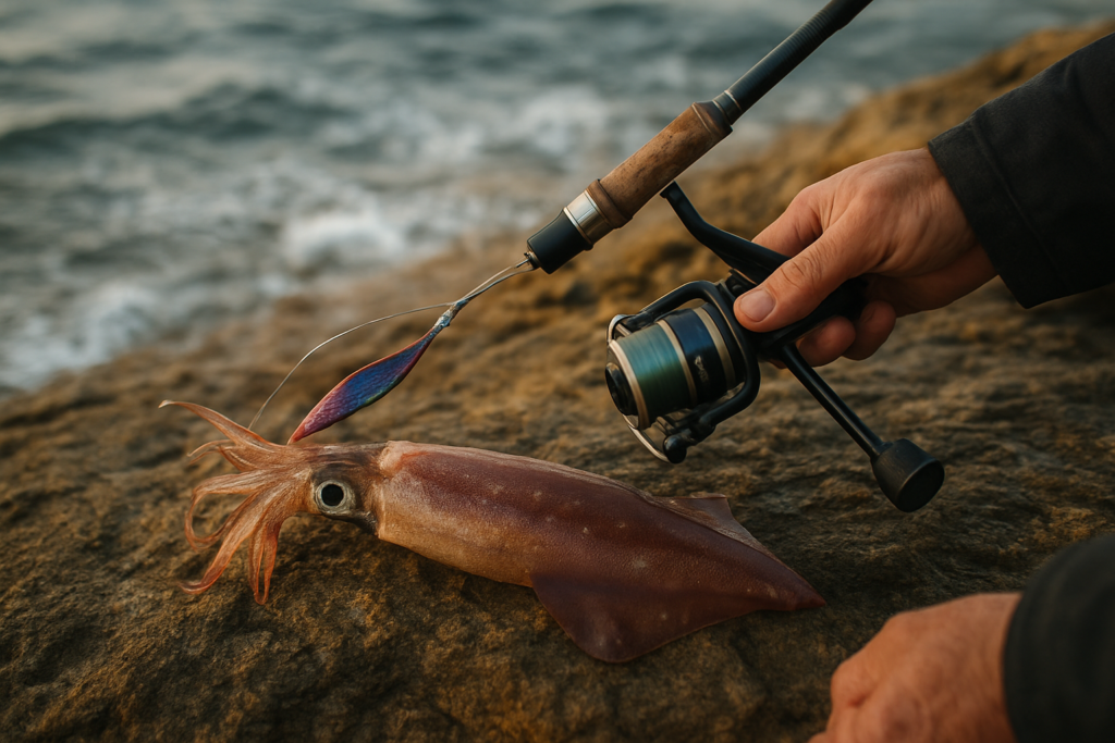 Comment pêcher la seiche : guide complet, techniques et matériel essentiel