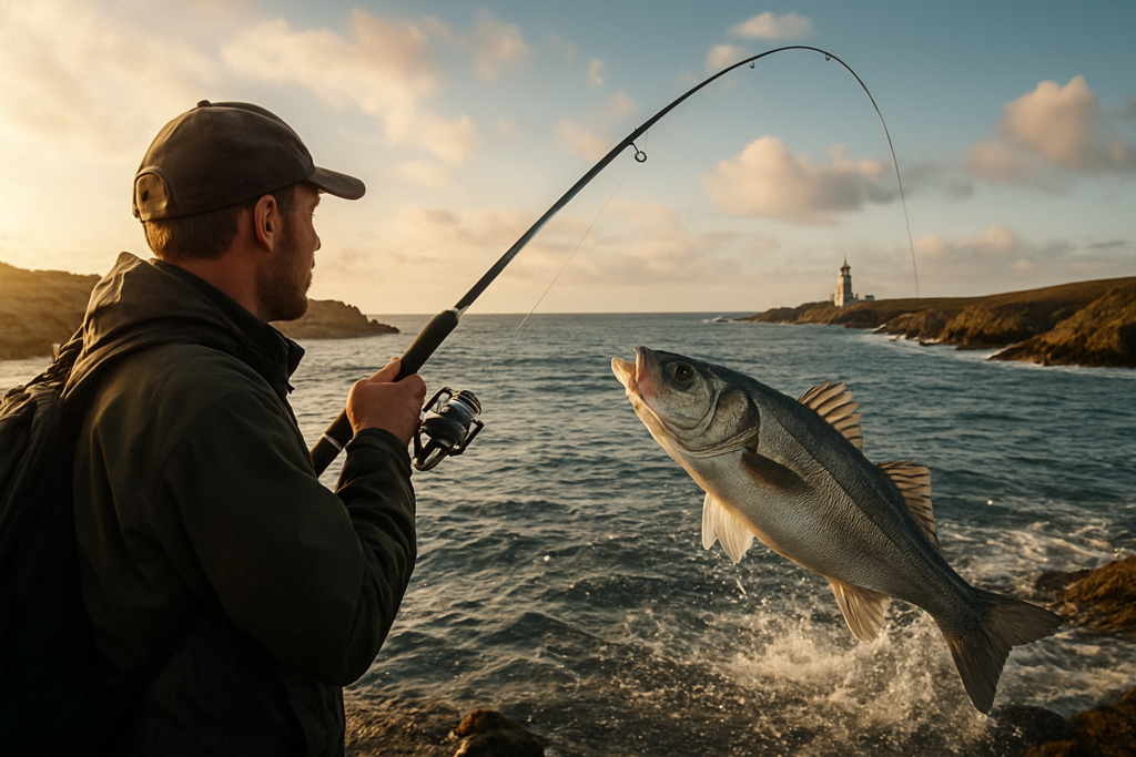 Pêcher le bar en Bretagne : Le guide ultime (techniques, spots, réglementation 2026)