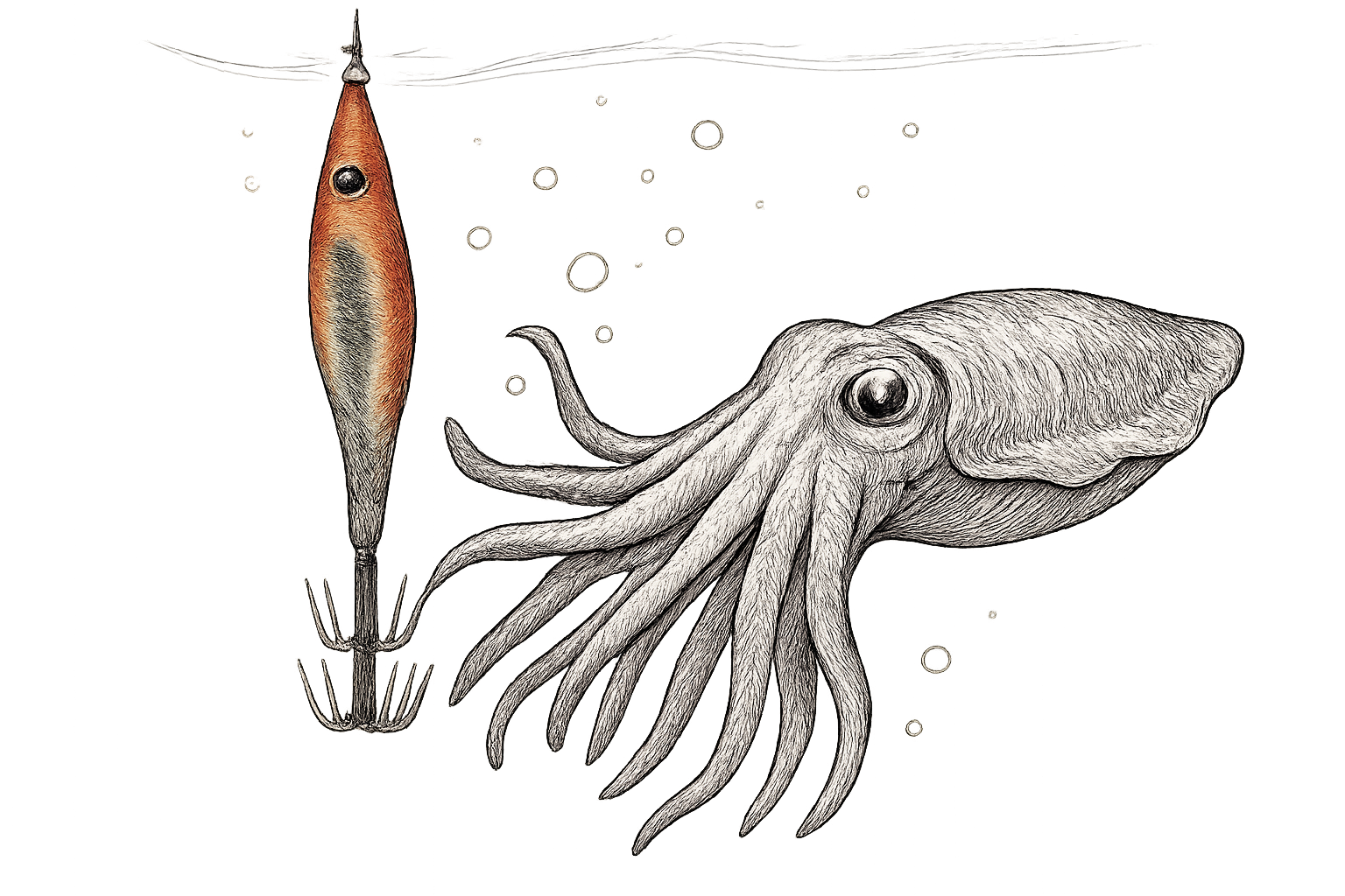 pêcher la seiche