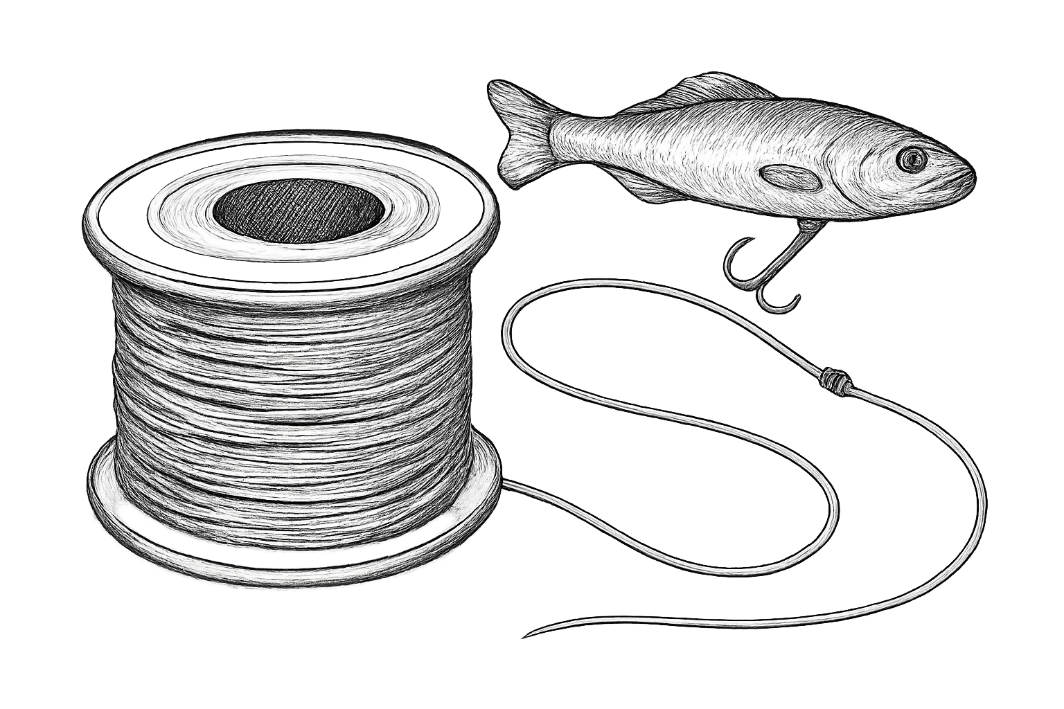 tresse pour peche au bar